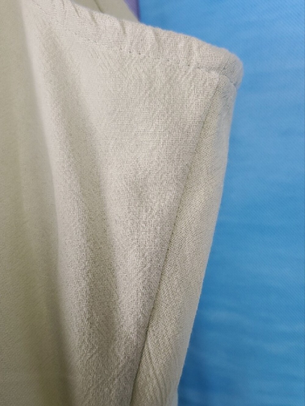 Sleeveless Maxi Linen Blend Dress in Lime Green - Picture 6 of 14